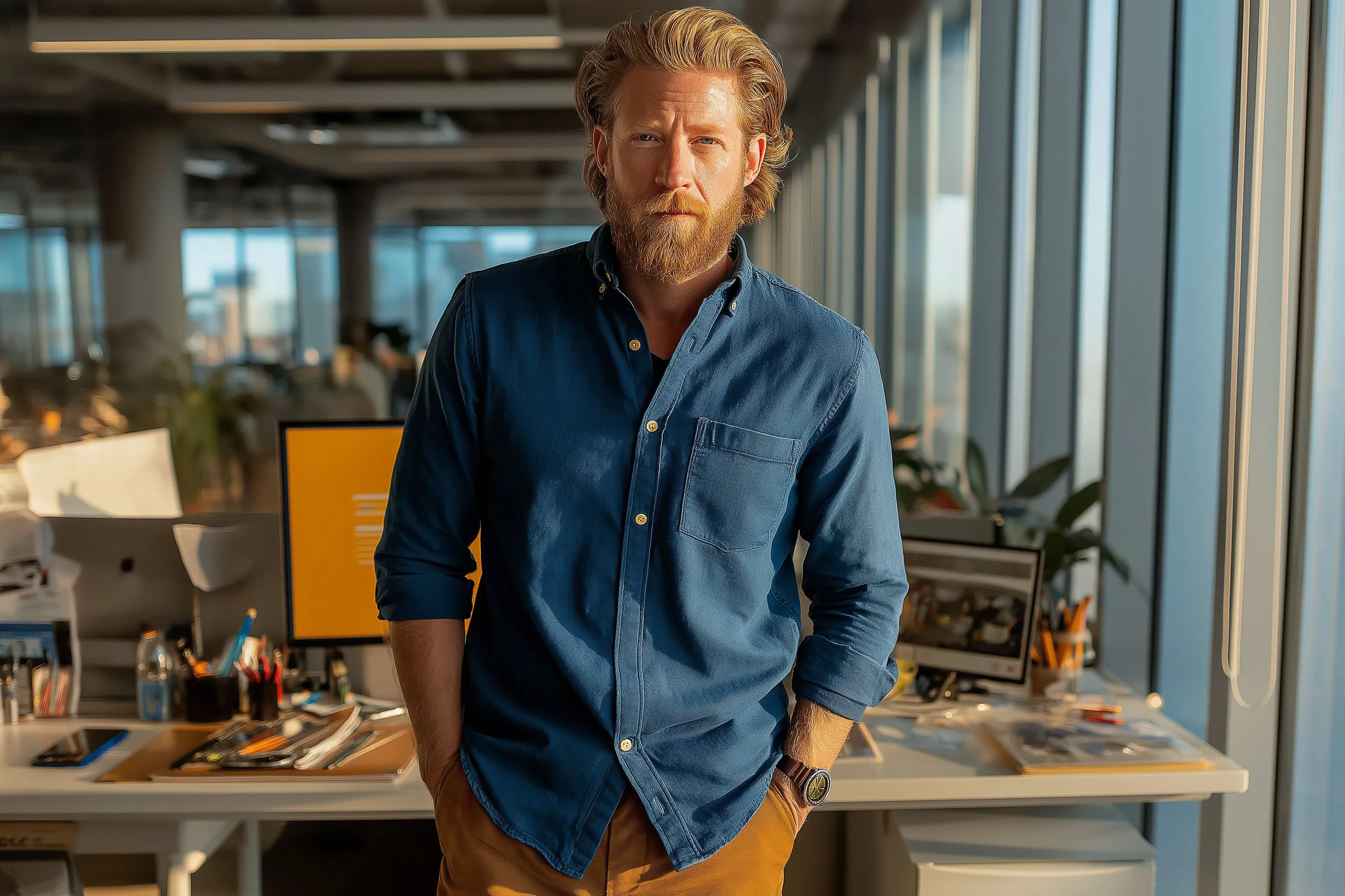 Empreendedor em seu ambiente de trabalho